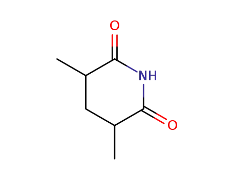 Molecular Structure of 25115-68-8 (3,5-dimethylpiperidine-2,6-dione)