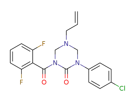 5-allyl-1-(4-chlorophenyl)-3-(2,6-difluorobenzoyl)tetrahydro-1,3,5-triazin-2(1H)-one