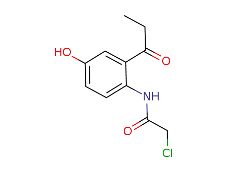 2-chloroacetamido-5-hydroxy-propiophenone