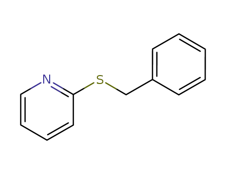 Molecular Structure of 51290-79-0 (Pyridine, 2-[(phenylmethyl)thio]-)