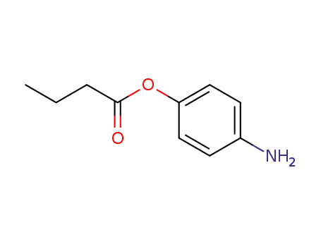 Molecular Structure of 55536-08-8 (Butanoic acid, 4-aminophenyl ester)
