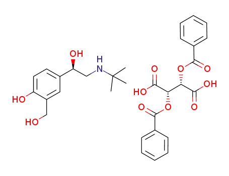 (R)-α1-[[(1,1-dimethylethyl)amino]methyl]-4-hydroxy-1,3-benzenedimethanol D-dibenzoyltartrate