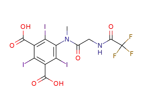 2,4,6-triiodo-5-{methyl-[2-(2,2,2-trifluoroacetyl-amino)-acetyl]-amino}isophthalic acid dichloride