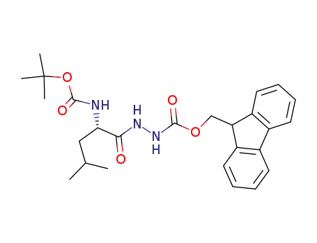 N'-((S)-2-tert-Butoxycarbonylamino-4-methyl-pentanoyl)-hydrazine carboxylic acid 9H-fluoren-9-ylmethyl ester