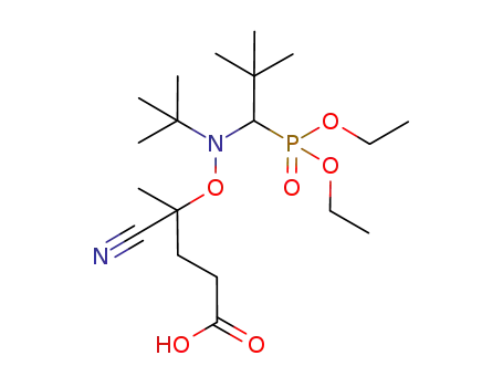 4-cyano-4-[N-tert-butyl-N-(1-diethoxyphosphoryl-2,2-dimethylpropyl)aminoxy]pentanoic acid