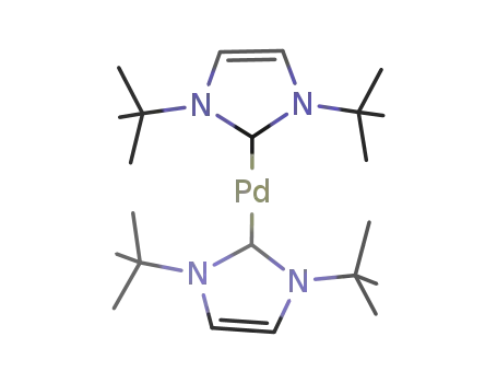 Palladium,
bis[1,3-bis(1,1-dimethylethyl)-1,3-dihydro-2H-imidazol-2-ylidene]-