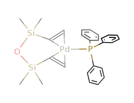 [Pd((η(2)-CH2CHSiMe2)2O)P(C6H5)3]