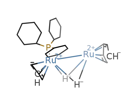 [(μ-hydrido)2(η5-cyclopentadienylruthenium(II))2P(C6H11)3]