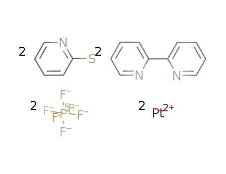 [(bipyridine)2(pyridine-2-thiolato)(platinum(II))2](PF6)2