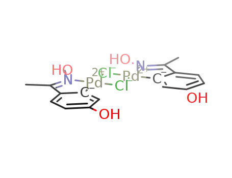 Di-μ-chlorobis[5-hydroxy-2-[1-(hydroxyimino-κN)ethyl]phenyl-κC]palladium(II) dimer