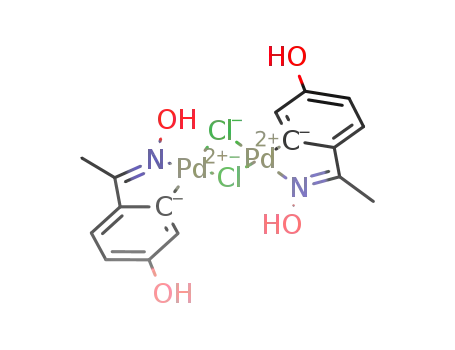 di‐μ‐chlorobis [5‐hydroxy‐2‐[1‐(hydroxyimino‐κN) ethyl] phenyl‐κC] palladium (II)