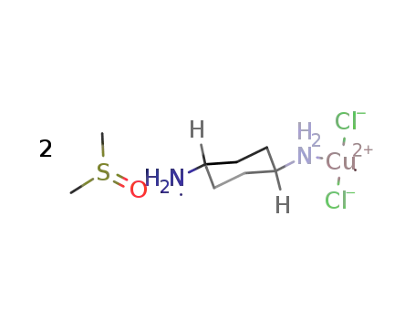 [CuCl2(trans-1,4-diaminocyclohexane)]*2(dimethylsulfoxide)]