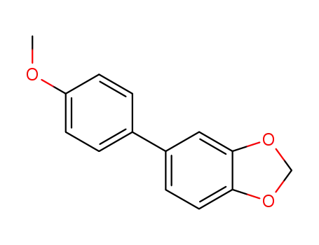 Molecular Structure of 89346-90-7 (1,3-Benzodioxole, 5-(4-methoxyphenyl)-)