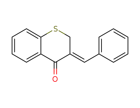 Molecular Structure of 74074-09-2 (4H-1-Benzothiopyran-4-one, 2,3-dihydro-3-(phenylmethylene)-)