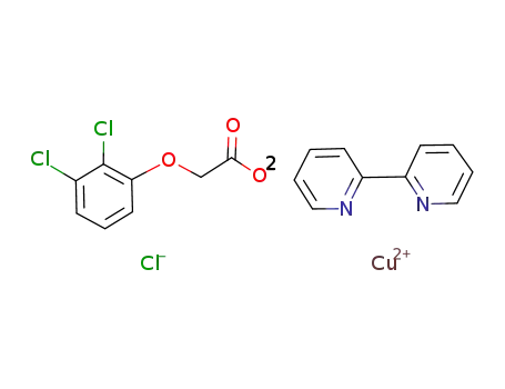 [Cu((2,3-dichlorophenoxy)acetate)(2,2'-bipyridine)2]Cl
