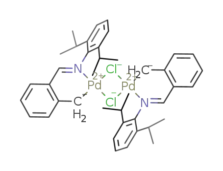 [Pd(Cl)(κ2N,C-(2,6-diisopropylphenyl)(benzylidene)amine(-1H))]2