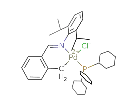 [PdCl(κ2N,C-(2,6-diisopropylphenyl)(benzylidene)amine(-1H))(PCy3)]