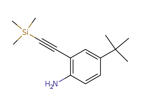 4-tert-butyl-2-((trimethylsilyl)ethynyl)aniline