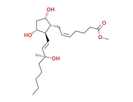 (S)-7-(3,5-DIHYDROXY-2-(3-HYDROXY-3-METHYL-1-OCTENYL)CYCLOPENTYL)-5-HEPTENOIC ACID METHYL ESTERCAS