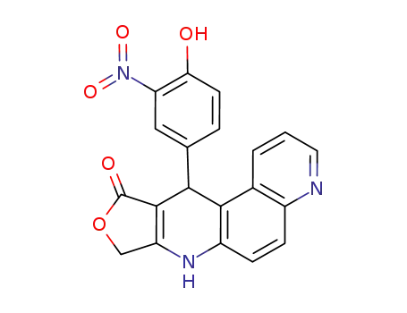 11-(4-hydroxy-3-nitrophenyl)-8,11-dihydrofuro[3,4-b][4,7]phenanthrolin-10(7H)-one