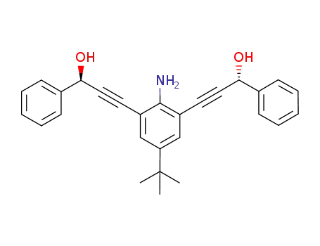 (1R,1'R)-3,3'-(2-amino-5-tert-butyl-1,3-phenylene)bis(1-phenyl-prop-2-yn-1-ol)