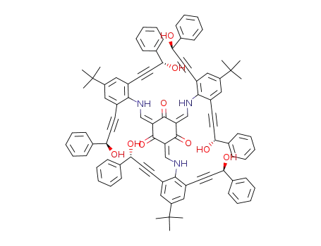 (2E,4E,6E)-2,4,6-tris((4-tert-butyl-2,6-bis((S)-3-hydroxy-3-phenylprop-1-ynyl)phenylamino)methylene)cyclohexane-1,3,5-trione