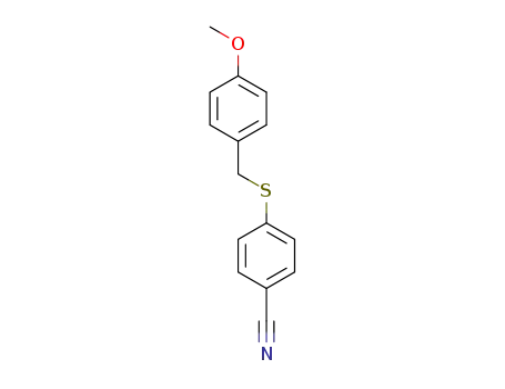 4-[(4-methoxybenzyl)thio]benzonitrile