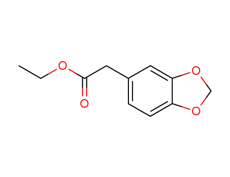 Molecular Structure of 26664-86-8 (1,3-Benzodioxole-5-acetic acid, ethyl ester)
