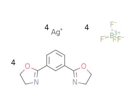 Ag4(1,3-di(2-oxazolinyl)benzene)4(BF4)4