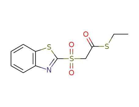 S-ethyl 2-(benzo[d]thiazol-2-ylsulfonyl)ethanethioate