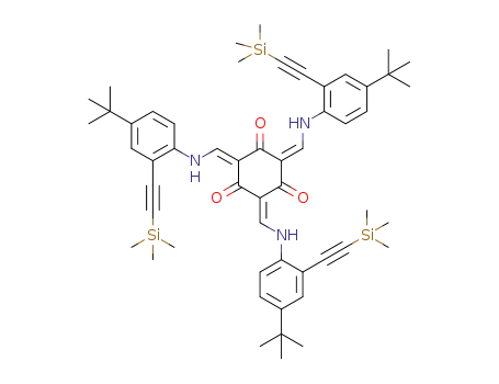 2,4,6-tris((4-tert-butyl-2-((trimethylsilyl)ethynyl)phenylamino)methylene)cyclohexane-1,3,5-trione
