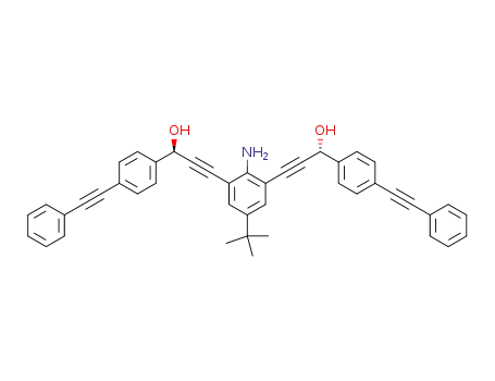 (1R,1'R)-3,3'-(2-amino-5-tert-butyl-1,3-phenylene)bis(1-(4-(phenylethynyl)phenyl)prop-2-yn-1-ol)