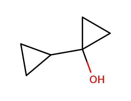 Molecular Structure of 54251-80-8 (1-cyclopropylcyclopropan-1-ol)
