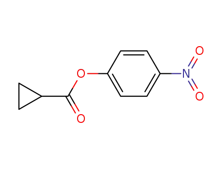 Molecular Structure of 26050-99-7 (Cyclopropanecarboxylic acid, 4-nitrophenyl ester)