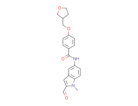 N-(2-formyl-1-methyl-1H-indol-5-yl)-4-(tetrahydrofuran-3-ylmethoxy)benzamide
