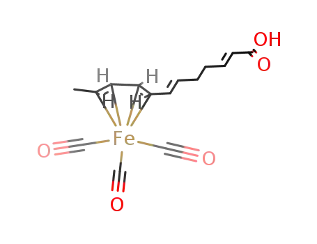 tricarbonyl[(8-11-η)-(2E,6E,8E,10E)-dodeca-2,6,8,10-tetraenoic acid]iron
