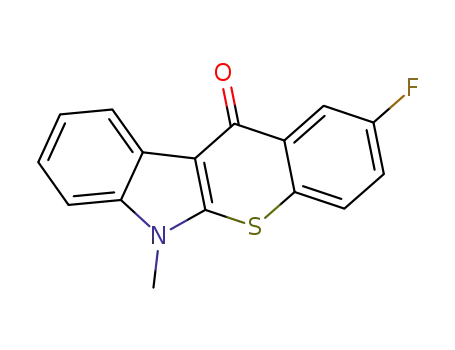 2-fluoro-6-methylthiochromeno[2,3-b]indol-11(6H)-one
