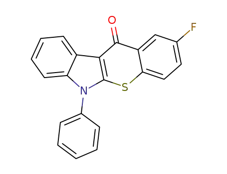 2-fluoro-6-phenylthiochromeno[2,3-b]indol-11(6H)-one