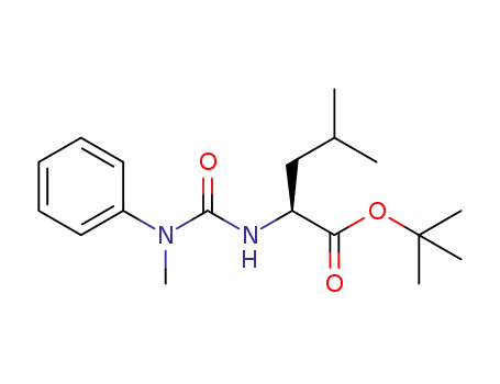 methyl (S)-4-methyl-2-{[methyl(phenyl)carbamoyl]amino}pentanoate