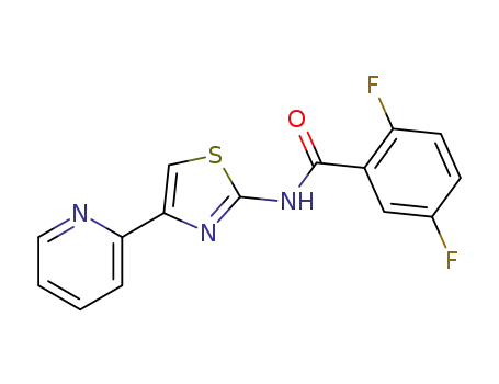 2-[(2,5-difluorobenzoyl)amino]-4-(pyridin-2-yl)thiazole