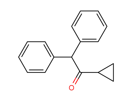 Molecular Structure of 52692-22-5 (Ethanone, 1-cyclopropyl-2,2-diphenyl-)