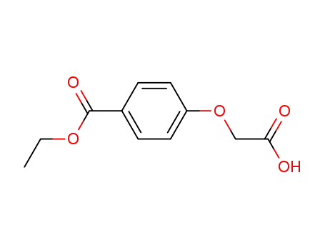 Molecular Structure of 30893-58-4 (2-(4-(ethoxycarbonyl)phenoxy)acetic acid)