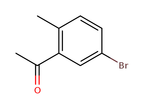 Molecular Structure of 90326-54-8 (1-(5-bromo-2-methylphenyl)ethanone)