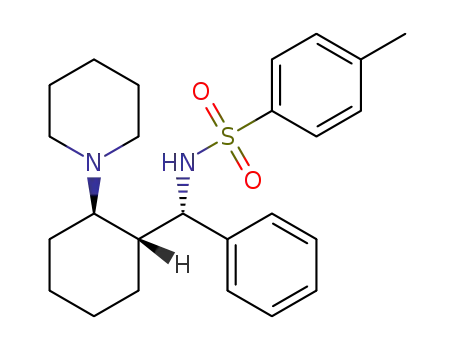 N-((2-(piperidin-1-yl)cyclohexyl)(phenyl)methyl)-p-toluenenesulfonamide