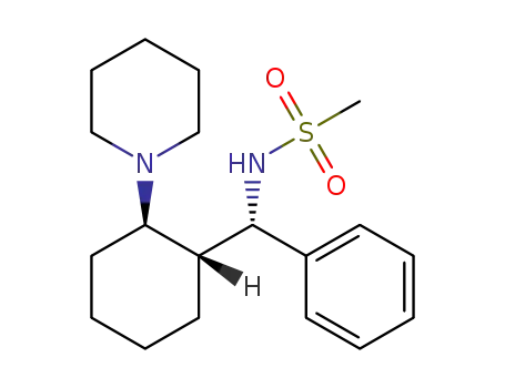 N-((2-(piperidin-1-yl)cyclohexyl)(phenyl)methyl)methanenesulfonamide