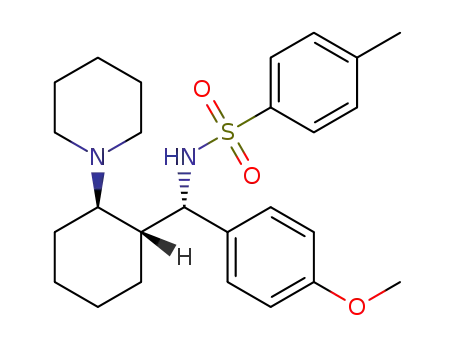 N-((2-(piperidin-1-yl)cyclohexyl)(4-methoxyphenyl)methyl)-p-toluenesulfonamide