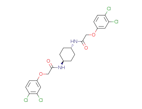 2-(3,4-dichlorophenoxy)-N-[(1R,4R)-4-[2-(3,4-dichlorophenoxy)-acetamido]cyclohexyl]acetamide