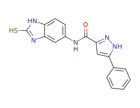 N-(2-mercaptobenzimidazol-5-yl)-5-phenyl-3-pyrazole carboxamide