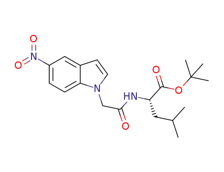 (S)-tert-butyl N-[(5-nitro-1H-indol-1-yl)acetyl] L-leucinate