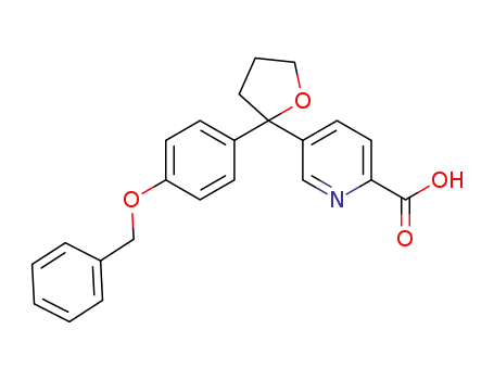 5-{2-[4-(benzyloxy)phenyl]tetrahydrofuran-2-yl}pyridine-2-carboxylic acid